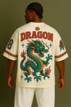 Camiseta Streetwear Oversized Masculina dragon 8