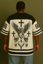 Camiseta Streetwear Oversized Masculina Heart old school
