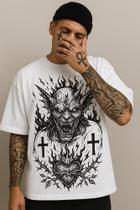 Camiseta Streetwear Oversized Masculina heavy metal