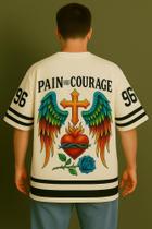 Camiseta Streetwear Oversized Masculina Pain In