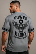 Camiseta Streetwear Oversized Masculina power glory