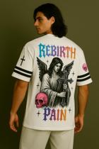 Camiseta Streetwear Oversized Masculina rebirth pain Camiseta Streetwear Oversized Masculina rebirth pain