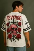 Camiseta Streetwear Oversized Masculina revenge
