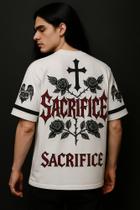 Camiseta Streetwear Oversized Masculina sacrifice roses