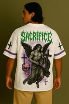 Camiseta Streetwear Oversized Masculina sacrifice