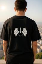 Camiseta Streetwear Oversized Masculina salmos 9:11