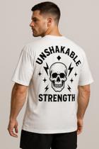 Camiseta Streetwear Oversized Masculina unshakable strength