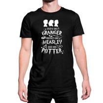 Camiseta Study Like Granger Protect Like Weasley Live Harry - Store Seven