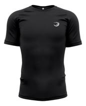 Camiseta Summer Pro Preta Cinza Treino Corrida - Anti Odor UV 50+