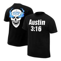 Camiseta Suopaint Austin 3:16 Front Smoking Skull Back Camiseta Suopaint Austin 3:16 Front Smoking Skull Back