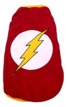 Camiseta Super Heróis Flash Cor Vermelha Tamanho Eg - Nica pet