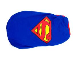 Camiseta Super Heróis Superman Azul Tamanho P 31X38X23 Cm