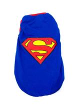 Camiseta Super Heróis Superman cor azul Tamanho GG