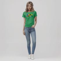 Camiseta Super Mamãe Feminina Estampada Colorida Blusa 100% Algodão Premium Presente Dia das Mães