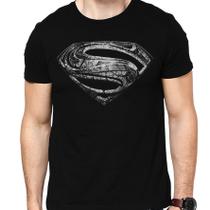 Camiseta Super Man Of Steal Super Homem de Aço Algodão