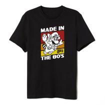 Camiseta Super Mario Algodão Retro Camiseta Super Mario Algodão Retro