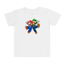 Camiseta Super Mario bros camisa lançamento desenho alta qualidade - Acl ateliê