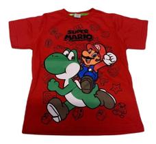 Camiseta Super Mario Bross Yoshi Blusa Infantil Maj603 BM