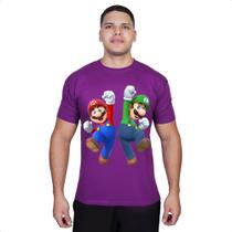 Camiseta Super Mario Gamer Personalização Envio Imediato Top