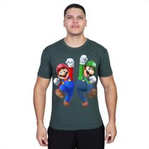 Camiseta Super Mario Gamer Personalização Envio Imediato Top