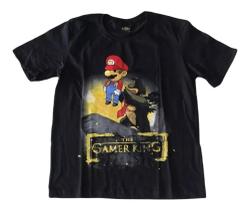 Camiseta Super Mario Rei Leão Donkey Kong Blusa Adulto Unissex Hcd481 BM Camiseta Super Mario Rei Leão Donkey Kong Blusa Adulto Unissex Hcd481 BM