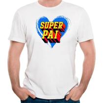 Camiseta super pai coração love pai papai presente