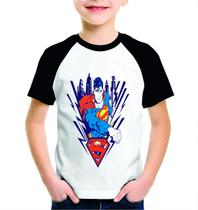 Camiseta Superman de Criança Manga Longa Poliéster