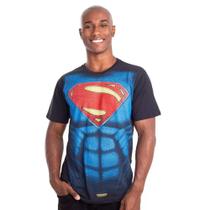 Camiseta Superman Peitoral Filme - DC COMICS 251223