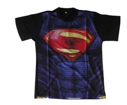 Camiseta Superman Símbolo Blusa Adulto Unissex Lu120 BM