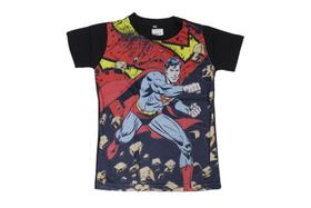 Camiseta Superman Super Homem Blusa Infantil Super Heróis H173 BM