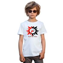 Camiseta Surf Na Veia Camisa Personalizada Blusa Infantil e Juvenil Algodão com Poliéster
