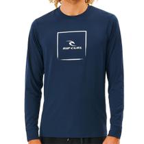 Camiseta Surf Rip Curl Manga Longa Corp Icon SM23 Dark Navy Camiseta Surf Rip Curl Manga Longa Corp Icon SM23 Dark Navy