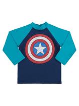 Camiseta Surfista Marlan FPS Longa Avengers Capitão América