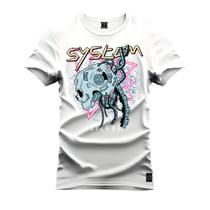 Camiseta Sylesm Plus Size Forma Grande Estampada Varias Cores