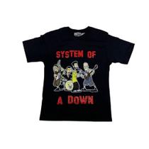 Camiseta System of a Down Chop Suey Desenho Banda de Rock Mr333