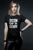 Camiseta System Of A Down Rock Feminina Blusinha Baby Look