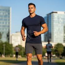 Camiseta T&C Masculina Azul Escuro - Conforto e Estilo