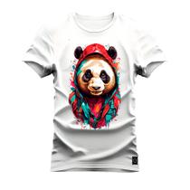 Camiseta T-Shirt 100% Algodão Estampada Durável La Panda Moleta