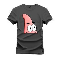 Camiseta T-Shirt 100% Algodão Estampada Durável Patrick