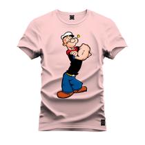 Camiseta T-Shirt 100% Algodão Estampada Durável Popey