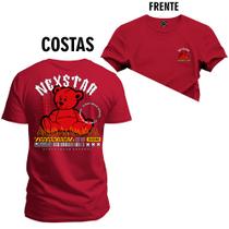 Camiseta T-Shirt 100% Algodão Estampada Durável Urso Nexstar Classic Frente e Costas