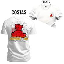 Camiseta T-Shirt 100% Algodão Estampada Durável Urso Nexstar Classic Frente e Costas