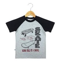 Camiseta T-shirt 100% Algodão Estampada Infantil Menino