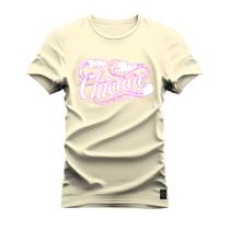 Camiseta T-Shirt 30.1 Penteada Estampada Dtf Chicago Scrit