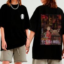 Camiseta T-Shirt A viagem de Chihiro Old Style - Spirited Away Filme / Anime - 100% algodão Unissex Camiseta T-Shirt A viagem de Chihiro Old Style - Spirited Away Filme / Anime - 100% algodão Unissex
