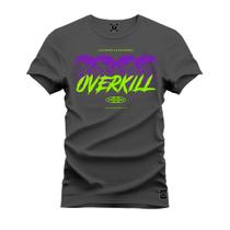 Camiseta T-Shirt Algodão 100% Algodão Overkill