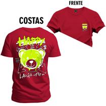 Camiseta T-Shirt Algodão 100% Algodão Urso Bronks Frente e Costas