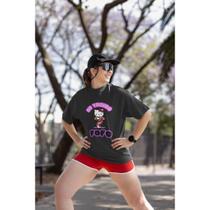 Camiseta T-shirt algodão Feminina Treino Fofo Hello Kitty Maromba Corrida Unissex