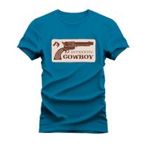 Camiseta T-Shirt Algodão Mácia Confortável Estampada Authentic Country