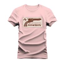 Camiseta T-Shirt Algodão Mácia Confortável Estampada Authentic Country